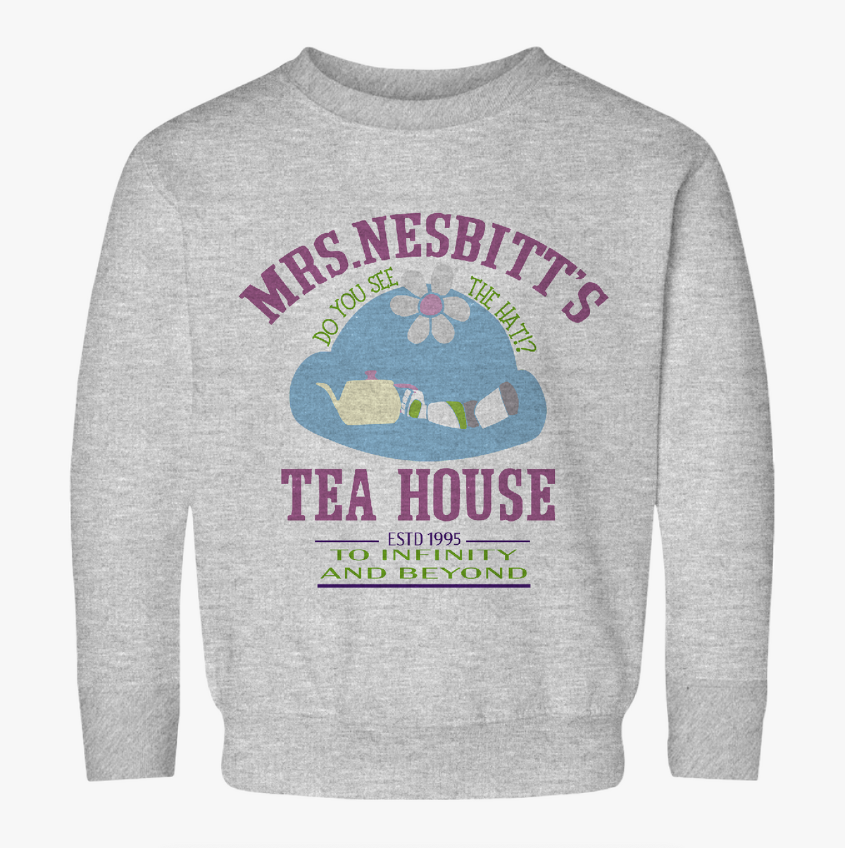 Mrs. Nesbitt's Tea House Rabbit Skins Toddler Sweatshirt