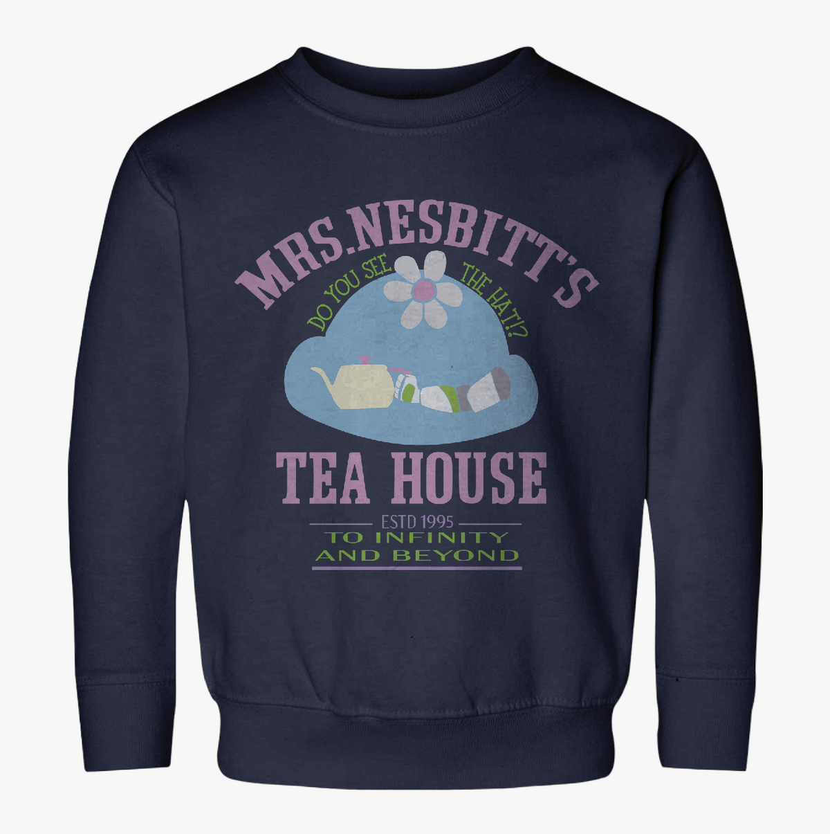 Mrs. Nesbitt's Tea House Rabbit Skins Toddler Sweatshirt