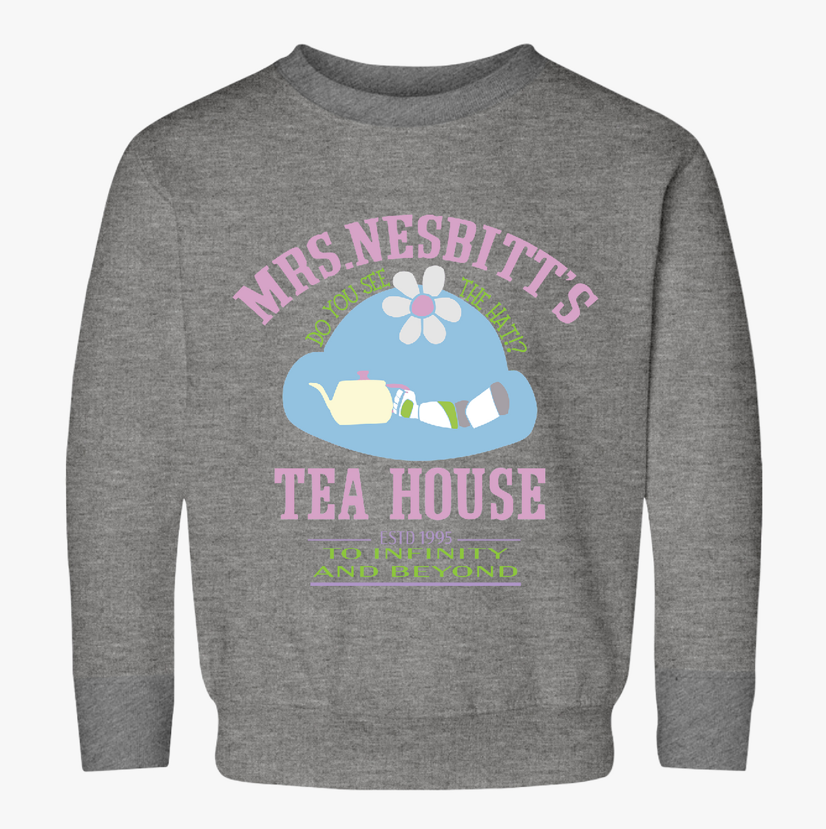 Mrs. Nesbitt's Tea House Rabbit Skins Toddler Sweatshirt